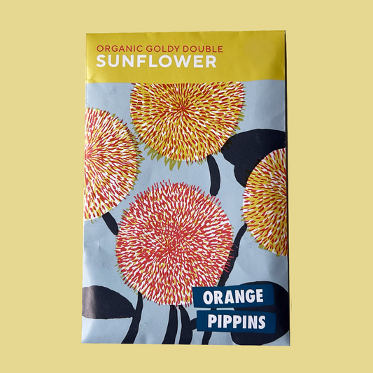 Orangic Goldy Double Sunflower Seeds - Orange Pippins