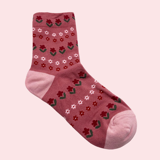 Full Bloom Socks pink